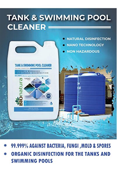Bionatura Bioneat Organic Tank & Swimming Pool Cleaner - 5L; Non-Toxic, Hypoallergenic, Biodegradable & Natura