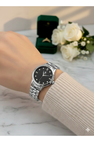 PW POLO WHITE ساعة اليد النسائية