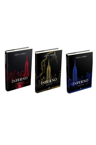 Pukka yayınları İNFERNO 1-2-3 CİLTLİ—ASENA NİŞİKLİ