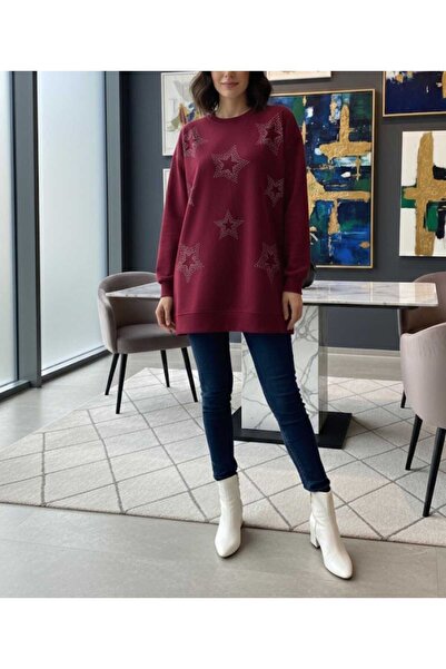 BYBIYIK Women's Star-Detail Combed Cotton