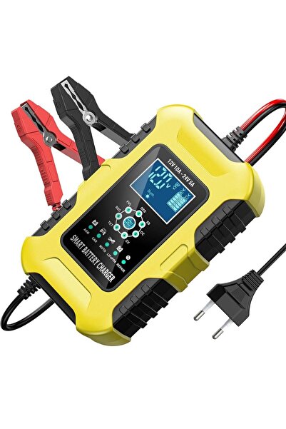 Foxsur Redresor inteligent pentru baterie auto 12V 10A / 24V 5A FBC122410D, î...