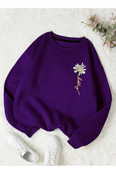 COHERENT Унісекс Жіночий/Чоловічий ÇİÇEK Спеціальний принт Кольоровий Oversiz...