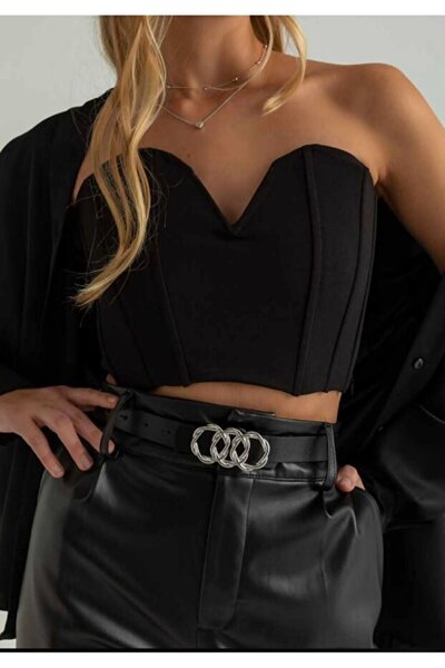 MsLena Butik Ring Buckle Women's Trousers, Jackets, Dresses, Shirts Belt 106c...