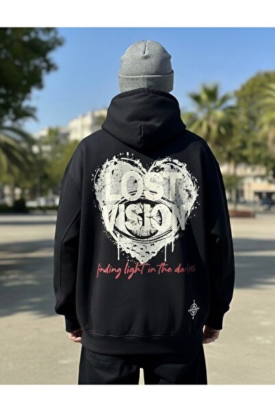 Infire clothing هودي للجنسين قصة فضفاضة لوس مطبوع