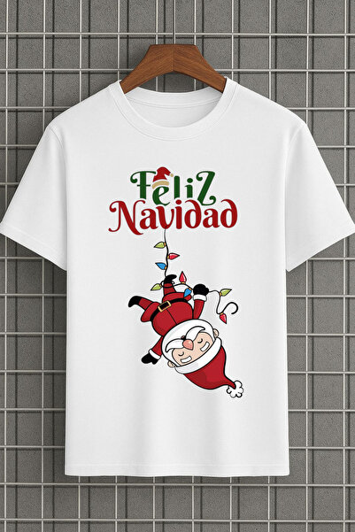 lovver Christmas Noel Year-End Special Design Santa Concept 100% Cotton T-Shirt