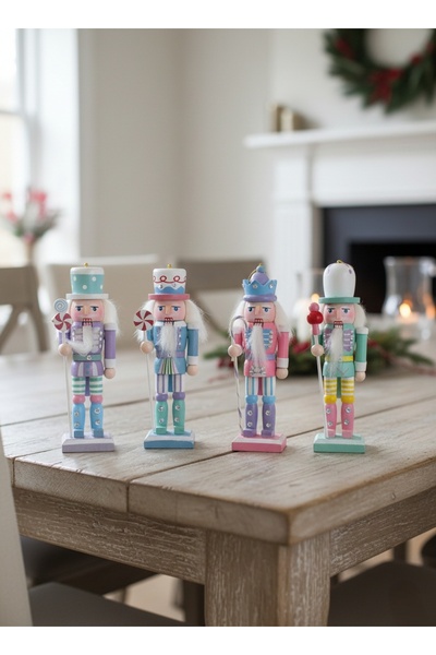 Kokoş Parti Yılbaşı Ağacı Süsleri Fındıkkıran Kurşun Asker Ağaç Süs Seti Maka...