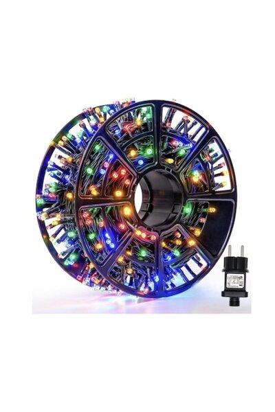 OEM Πολύχρωμο ρολό χριστουγεννιάτικων φωτιστικών LED, 50 μ.