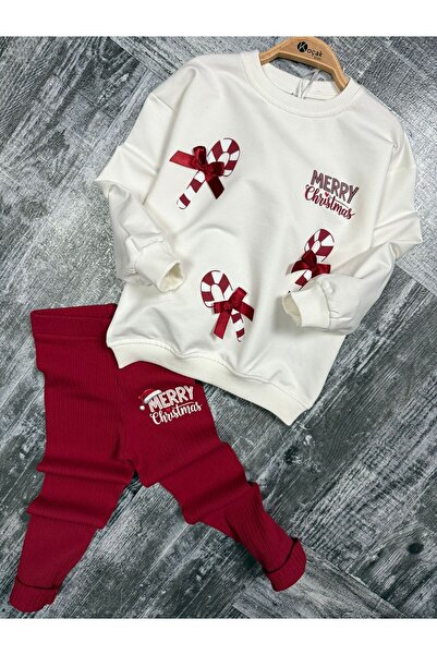 STAR GOGO KİDS SET DE 2 PIESE PENTRU FATA MERRY CHRISTMAS (FITTING TIGHT FITT...