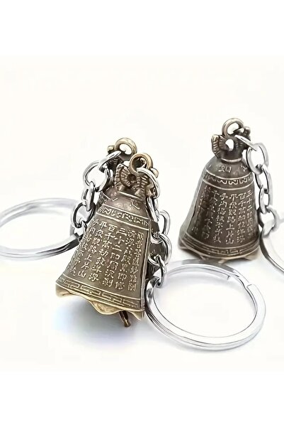 PİRAMİGO Metal Guanyin Buddha Bell & Chime Keychain