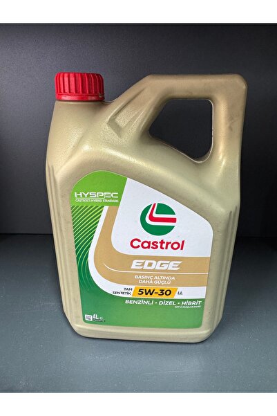 CASTROL Edge 5W30 LL 4 Lt Tam Sentetik Partiküllü Motor Yağı-Dizel