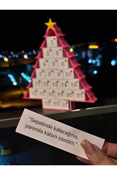 Sukugift Advent Calendar Boş Ağaç Flowers Noel Yılbaşı Hediye Love Hot