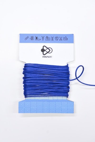 Dokumarkt Snur rotund ceară de 1,5 mm - Snur rotund din bumbac ceară - 10 metri