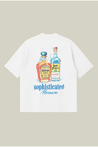 PURE POWER Nude Project Bottles Boxy Fit Oversized Unisex Tshirt – Printed T-...