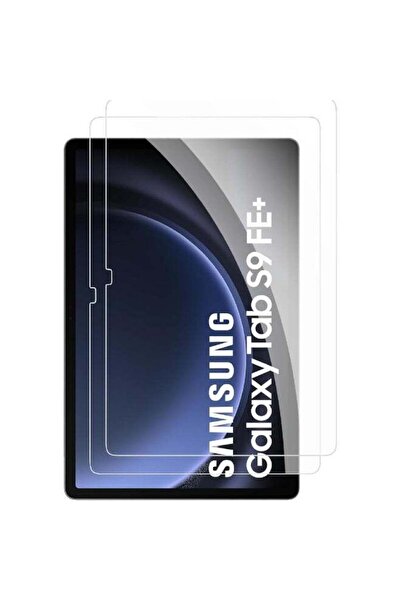 HYX واقي شاشة زجاجي مقوى من قطعتين لجهاز Galaxy Tab S9 Plus/S7 Fe/S8 Plus مقا...