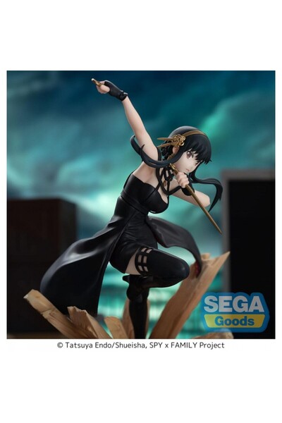 SEGA Spy x Family Luminasta PVC Statue Yor Forger Thorn Princess mission extend 19 cm