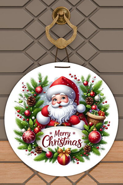 Dormot Ψηφιακή εκτύπωση υψηλής ποιότητας, Πρωτοχρονιά, Καλά Χριστούγεννα, Στολίδι πόρτας με θέμα την Πρωτοχρονιά, Στολίδι τοίχου