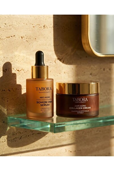 TABORA DermoCosmetics Anti Aging & Yoğun Yenileme Seti : Somon DNA Serum & Ko...