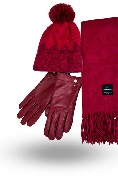 BASIC Hat, Scarf, Gloves Set