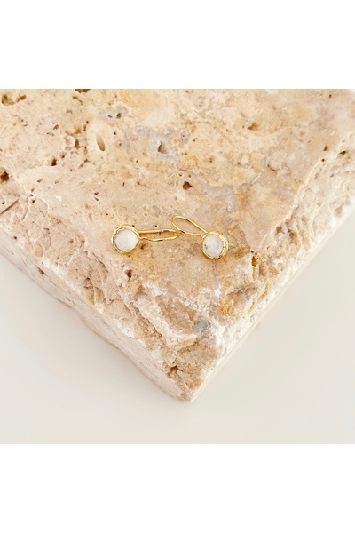 Vesce Atelier Mini Moonlight Dangle Earrings