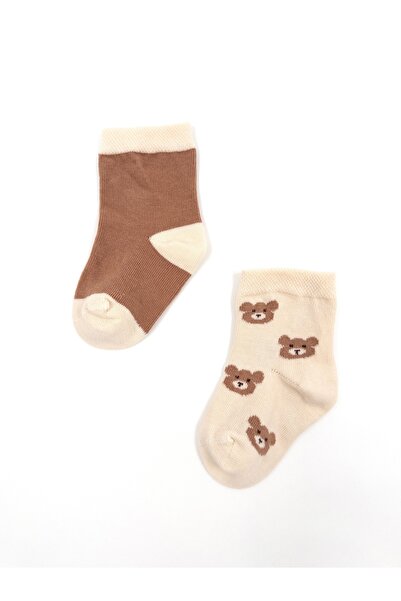 KARAMİLA 2-Pack Baby Socks Stitch-Free