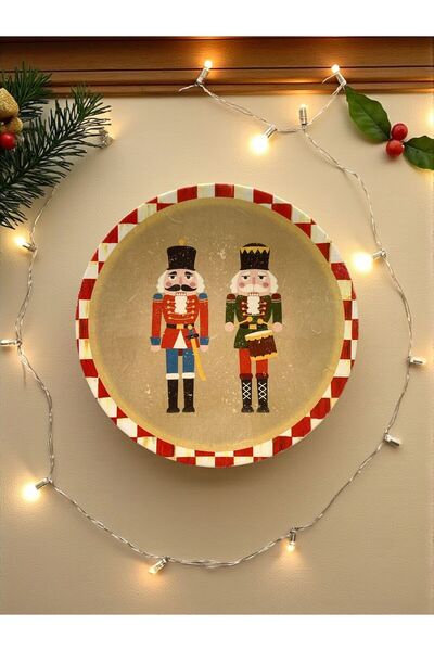 unique florya Duvar Tabağı Yılbaşı Yeniyıl Koleksiyonu Duvar Süsü Dekoratif T...