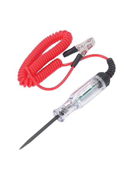 TECHSTAR Tester electric auto cu afișaj digital 5–120V DC, sondă metalică, cl...