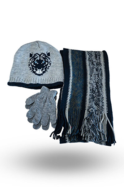 BASIC Set Căciulă, Fular, Mănuși