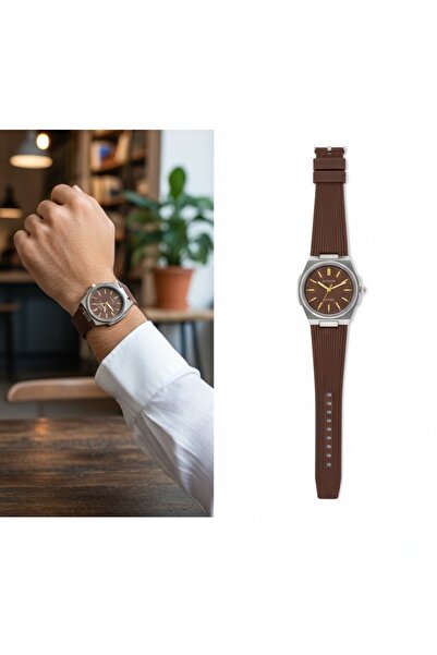 5001 Men's Elegant White Quartz Watch