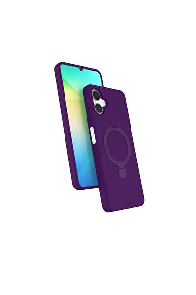 Najmaddin غطاء سامسونج جالاكسي A06 ريجال مع حامل ماج سيف - بنفسجي غامق