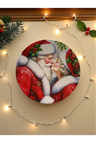 unique florya Duvar Tabağı Yılbaşı Yeniyıl Koleksiyonu Duvar Süsü Dekoratif T...