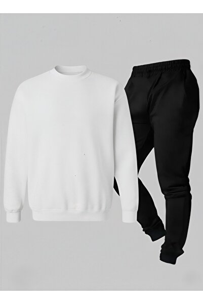 LORVEX Детски унисекс комплект (суитшърт - спортен екип) Едноцветен, без печа...