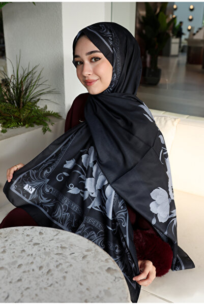 Ms Chose Çiçek Desenli Soft Pamuk Şal