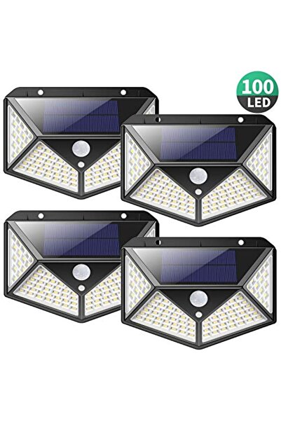 OEM Offer Set of 4 100LED solar lamps, motion sensor
