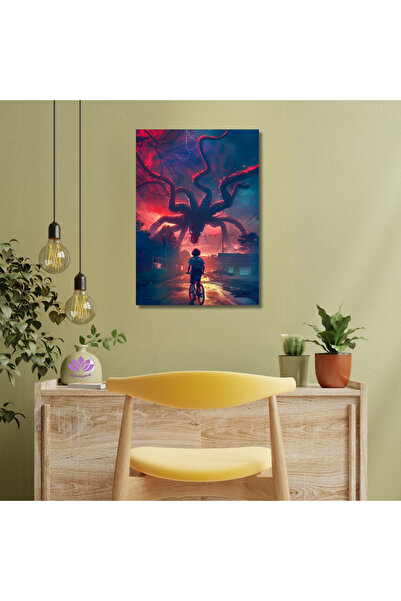 LİLYHOBBYLAND Sayılarla Boyama Seti Stranger Things 35x50cm, - Mind flayer'in Gölgesi