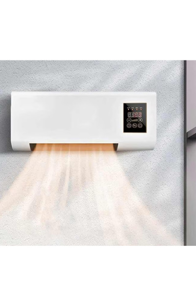 OEM Product image Portable fan heater 1500 W, cooling/heating, remote control, white, 54x20x11.5cm