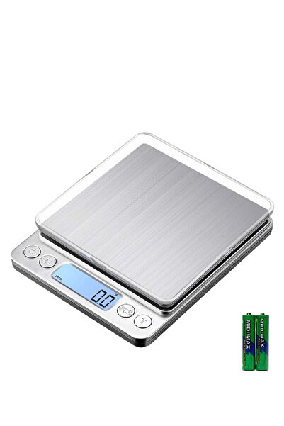 SKY TOUCH Small Kitchen Scale - Electronic Food Scale 3kg / 0.1g with LCD