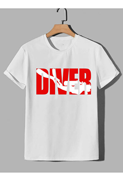 aytok tekstil مطبوع تي شيرت للرجال والنساء برقبة دائرية للغوص مطبوع تي شيرت أ...