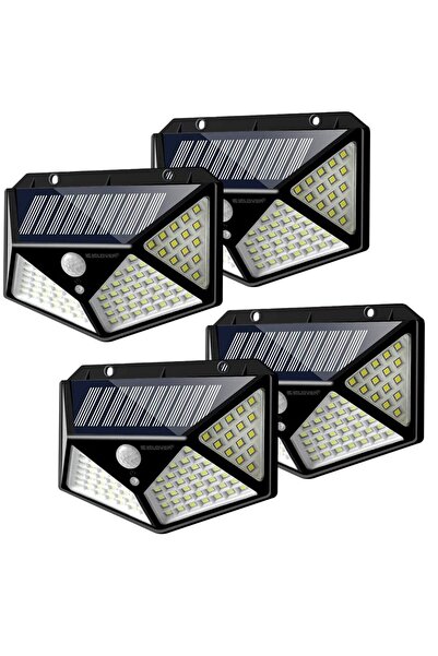 OEM Offer Set of 4 100LED solar lamps, motion sensor