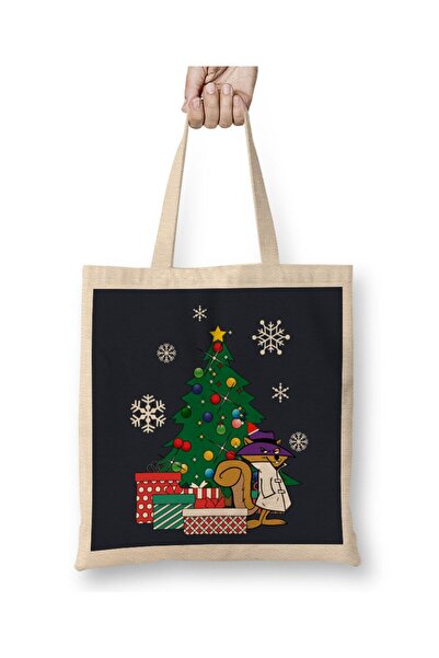 Toyaso Sailor Moon Secret Squirrel Around the Christmas Tree Christmas White Cloth Bag Long Handle