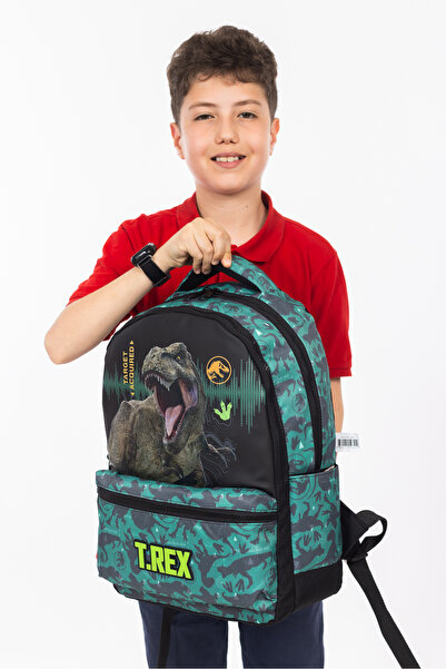 Necati Çanta Licensed T.Rex Themed Boys' Elementary School Backpack