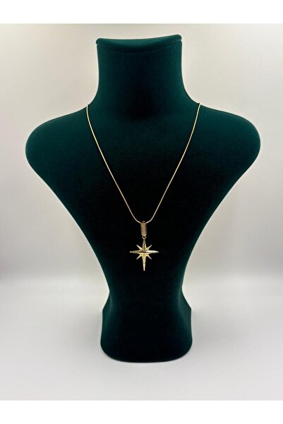 stainless steell قلادة نسائية موديل نجم القطب