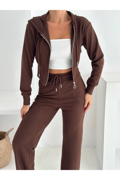 MİSPİER Thessaloniki Fabric Sweat-Palazzo Set