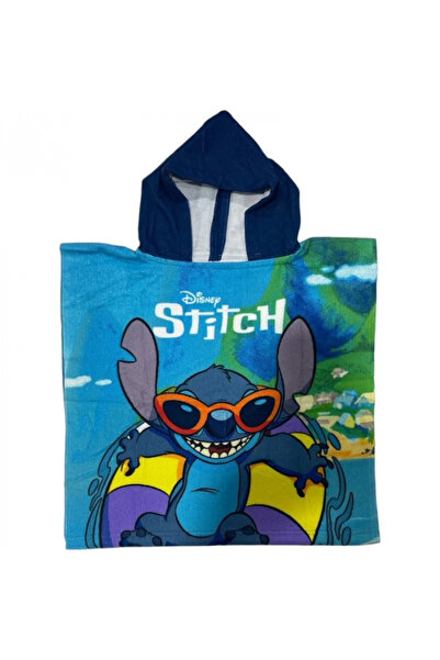 Lilo & Stitch Prosop poncho din microfibră, băieți, Summer Stitch, 50 x 100 cm