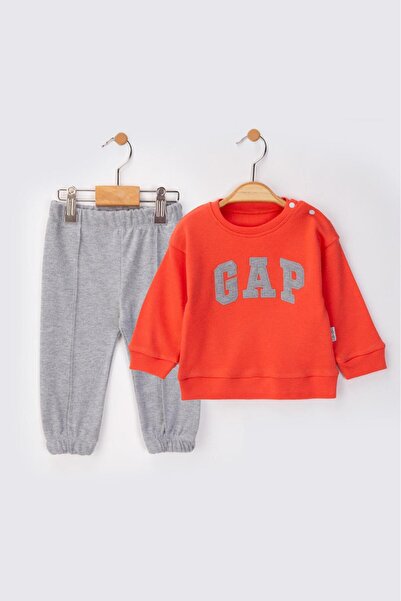 baby flamindo Baby Double Seasonal Pajama Set with Combed Cotton Embroidery Detail