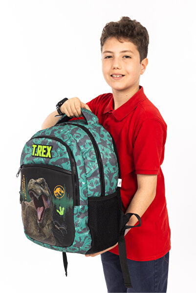 Necati Çanta Licensed T-Rex Themed Boys' Elementary School Bag