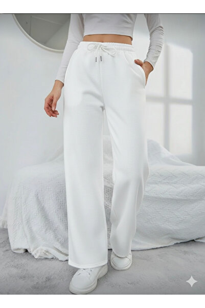 SLAW REZZ Women's Sweatpants Winter 3-Thread Fleece Lined Baggy Sweatpants