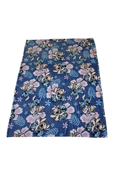 Lilo & Stitch Coral fleece blanket, Hibiscus, 110 x 150 cm