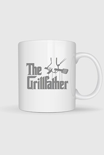 Bahriyeli Collection Grill - Barbecue Grill Father Printed Mugs