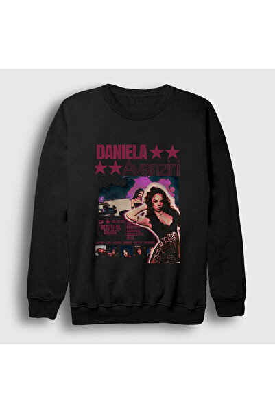 Presmono سويت شيرت دانييلا أفانزيني كيه بوب كاتسيه أسود للجنسين 581368tt