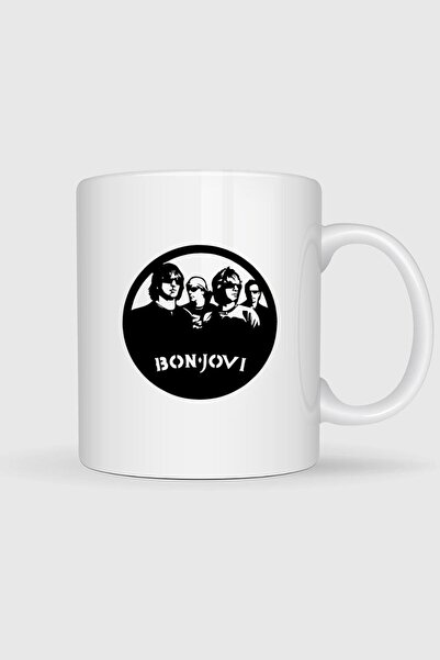 Bahriyeli Collection Bon Jovi American Rock Printed Mug Cup